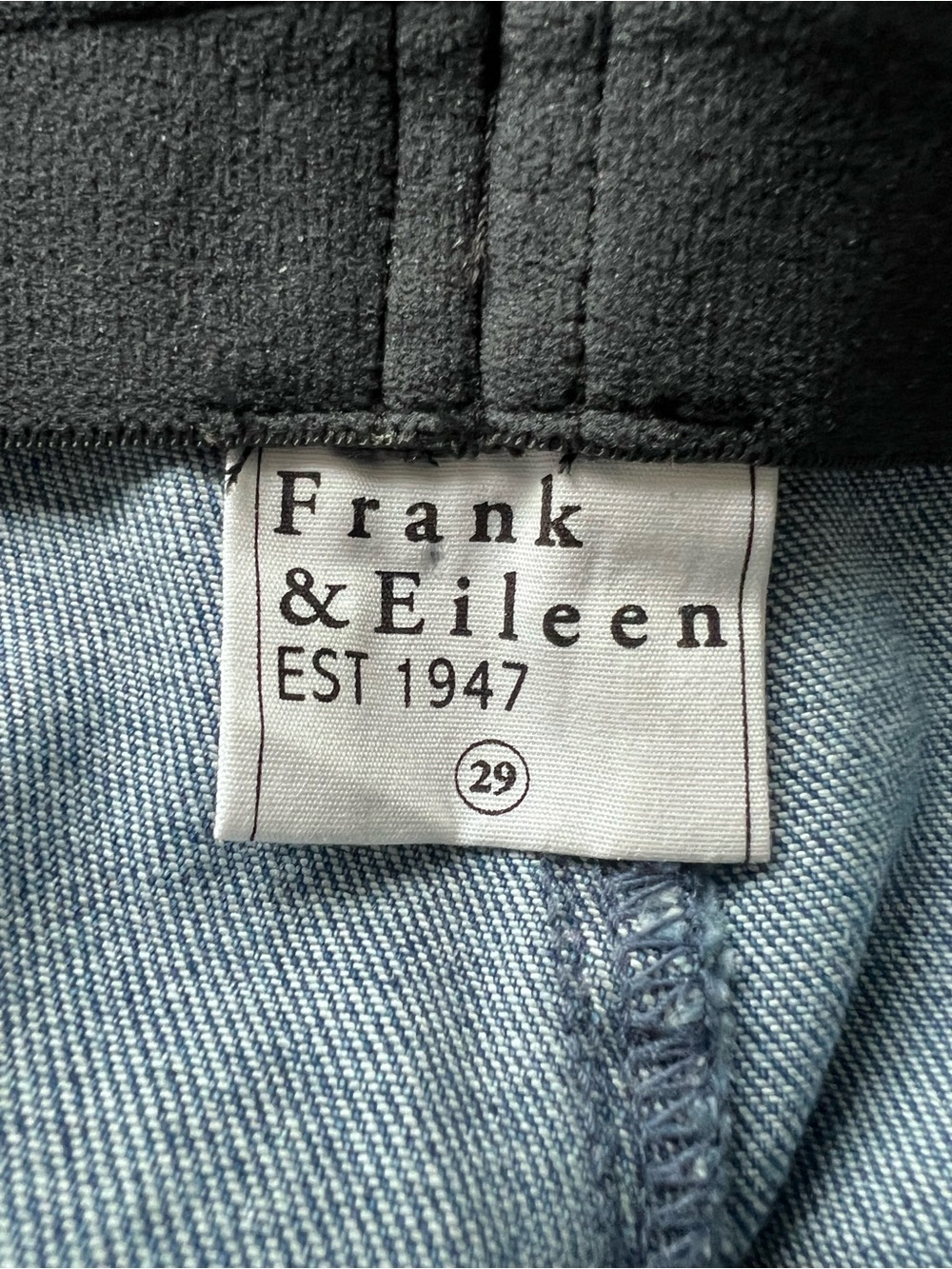 Frank And Eileen Derry Illusion Jeans Pull On Raw Hem Ankle - Picture 7 of 11